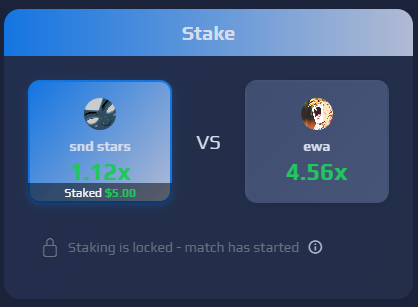 ProStake staking interface
